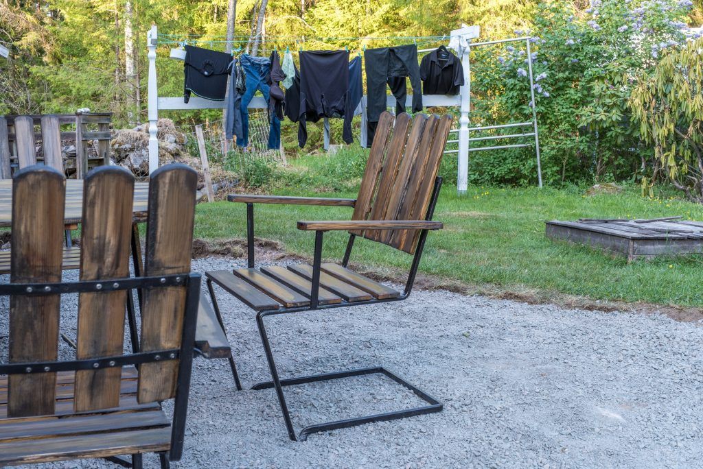 garden chairs and clothes on a washing line It’s My Birthday, and I’m How Old?